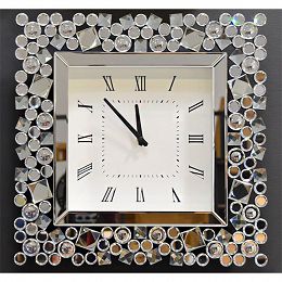 Zegar ścienny kwadrat Vena 50 cm