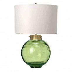 Lampa stołowa Kara zielone szkło