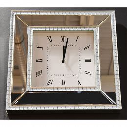 Zegar ścienny kwadrat Polo 50 cm